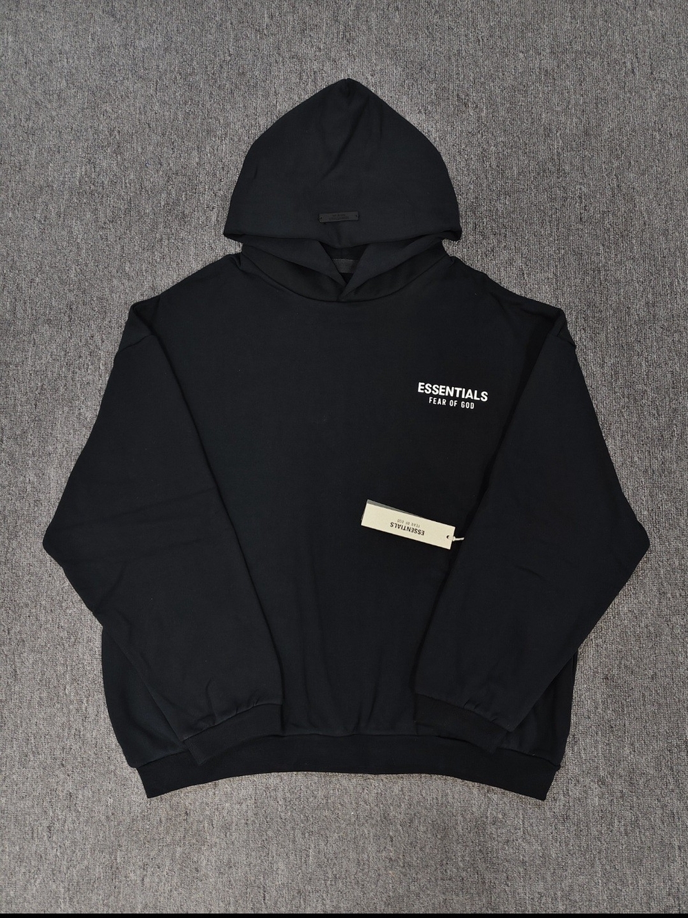 Fear of God Essentials Hoodie Black